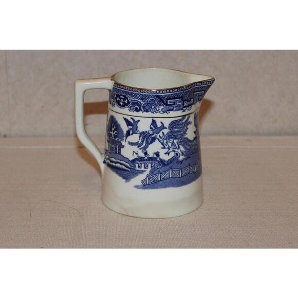 Vintage Sutherland China Blue Willow Creamer - Rare - Picture 1 of 4
